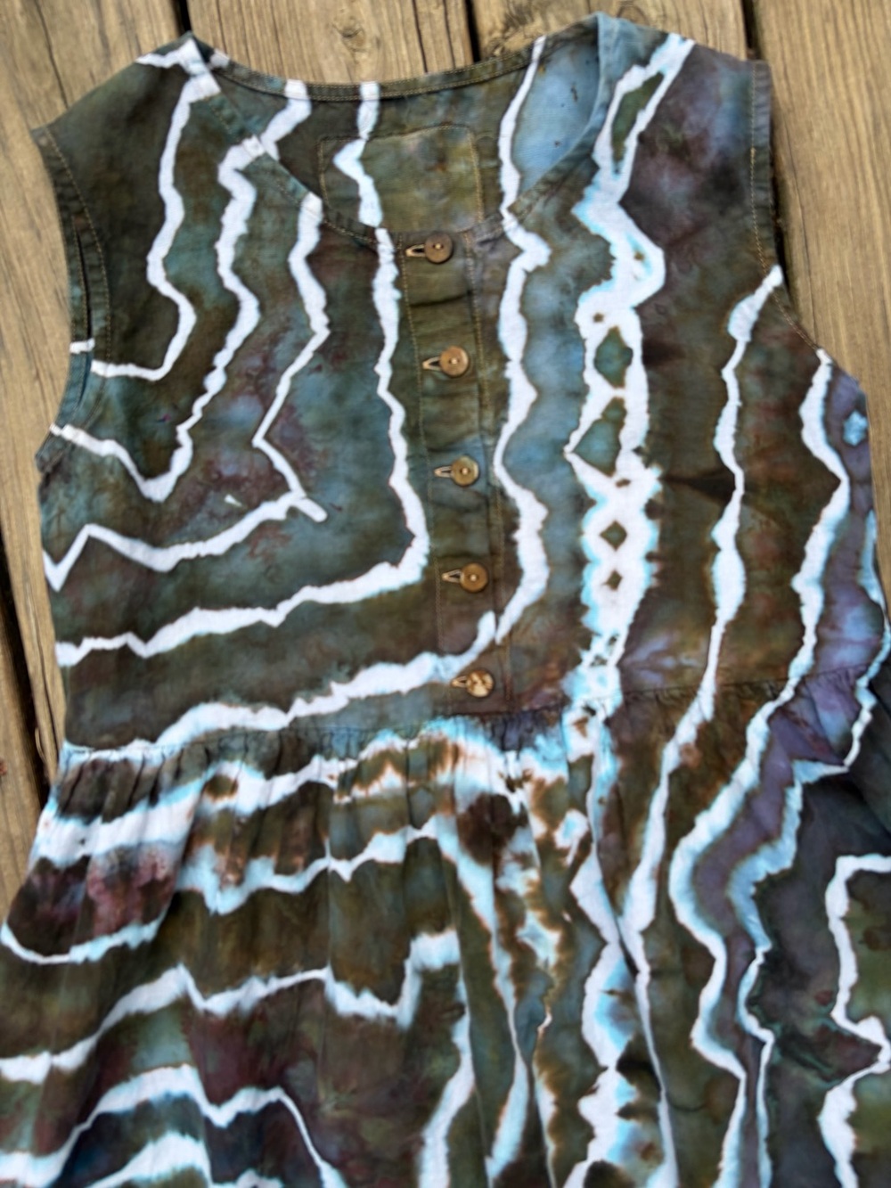 notPERFECTLINEN Ice Dyed Mama Maxi Dress